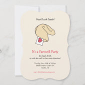 Fortune Cookie Bonne chance / Adieu Invitation (Devant)