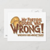 Fortune Cookie Briefkaart (Voorkant / Achterkant)