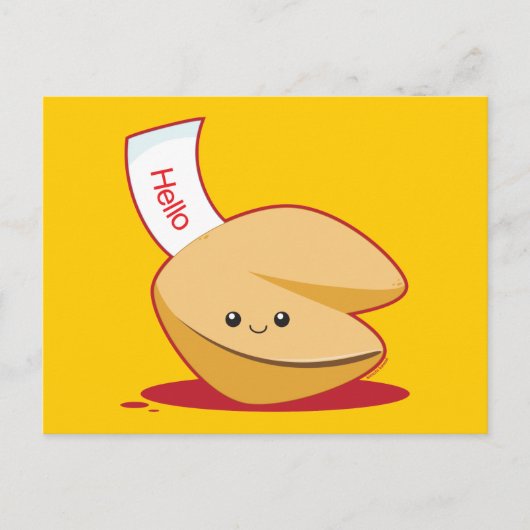 Fortune Cookie Briefkaart (Voorkant)
