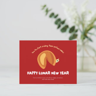 Fortune Cookie Chinese Lunar New Year Briefkaart