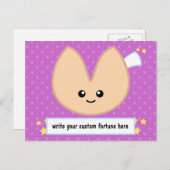 Fortune Cookie Fortune - aanpasbaar! Briefkaart (Voorkant / Achterkant)