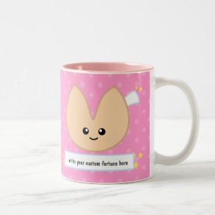 Fortune Cookie Fortune - aanpasbaar! Tweekleurige Koffiemok