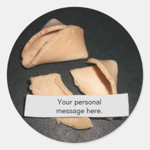 Fortune Cookie met persoonlijke Stickers