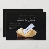 Fortune Cookie Rehearsal Dinner Kaart (Voorkant / Achterkant)