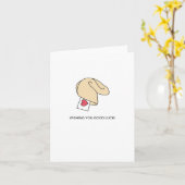 Fortune Cookie Succes Kaart (Gele Bloem)