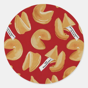Fortune Cookies Ronde Sticker