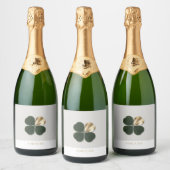 Fortune Gilded Clover Luxe Celebration Bottle Sparkling Wijnetiket (Flessen)