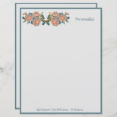 Fortune Good Luck Hoefijzer Floral personaliseren (Voorkant / Achterkant)