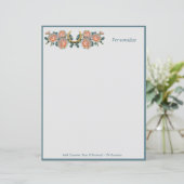 Fortune Good Luck Hoefijzer Floral personaliseren (Staand voorkant)