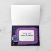 Fortune indiquant la carte - anniversaire (Intérieur)