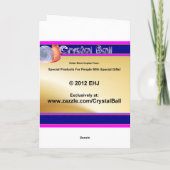 Fortune psychique indiquant la carte (Dos)