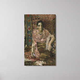 Fortune Teller, 1895 Canvas Afdruk