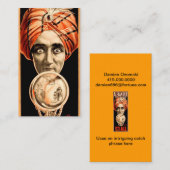 Fortune Teller Crystal Ball Contactkaartje (Voorkant / Achterkant)