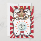 Fortune Teller Gypsy Invitations de la fête de la  (Devant)