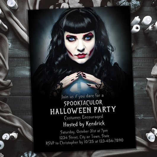 Fortune Teller Halloween Kostuum Feest Kaart