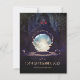 Fortune Teller Halloween RSVP-kaart RSVP Kaartje