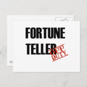 FORTUNE TELLER LIGHT BRIEFKAART (Voorkant / Achterkant)