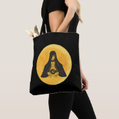 Fortune Teller Magic Ball Moon Canvas tas (Dichtbij)