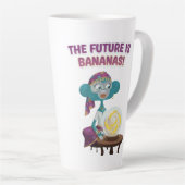 Fortune teller monkey latte mok (Rechterhoek)