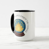 Fortune Teller Orb Halloween Café Mug (Devant gauche)