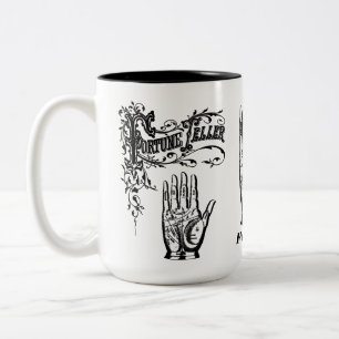 Fortune Teller - Palm Reader waarzeggerij Tweekleurige Koffiemok