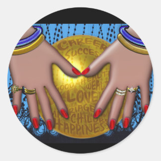 Fortune Teller (ronde Stickers) Ronde Sticker