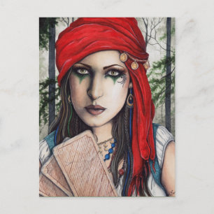 Fortune Teller Tarot Art Briefkaart