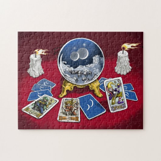 Fortune Teller Tarot Crystal Ball Puzzle Legpuzzel (Horizontaal)