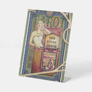 Fortune Teller Tarot Reclamebord Met Voetstuk