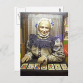 Fortune Teller van Santa Cruz Boardwalk Briefkaart (Voorkant / Achterkant)