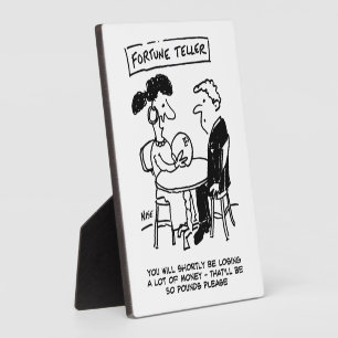 Fortune Teller voorspelt een financieel verlies Fotoplaat