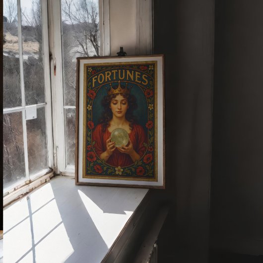 Fortune Teller Wall Art Poster Print