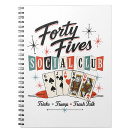 Forty Fives Social Club Retro Notitieboek