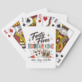 Forty Fives Social Club Retro Speelkaarten