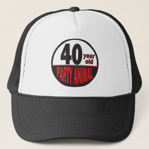 Forty Year Old Party Animal   40th Birthday Trucker Pet