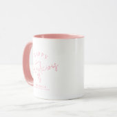 Fortylicious 40th Birthday Gift Fun Elegant Script Mok (Voorkant links)