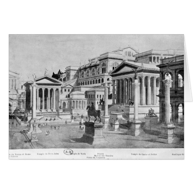 Forum romain de l'Antiquité (Devant horizontal)