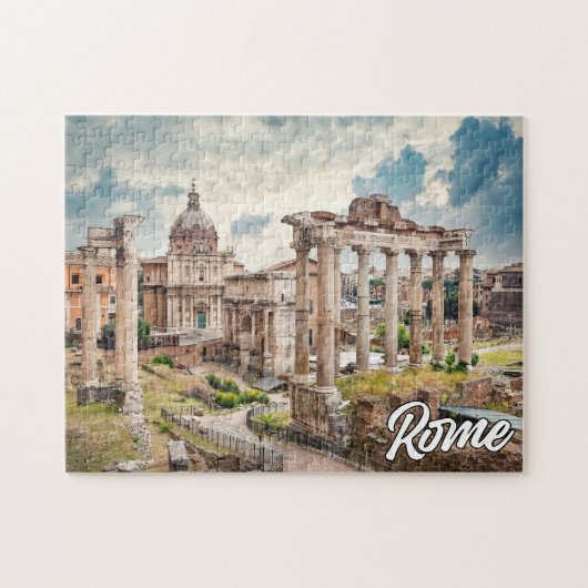 Forum Romanum | Rome, Italië Legpuzzel (Horizontaal)