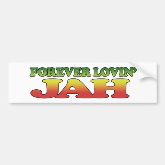 Forver Lovin' Jah Bumpersticker (Voorkant)