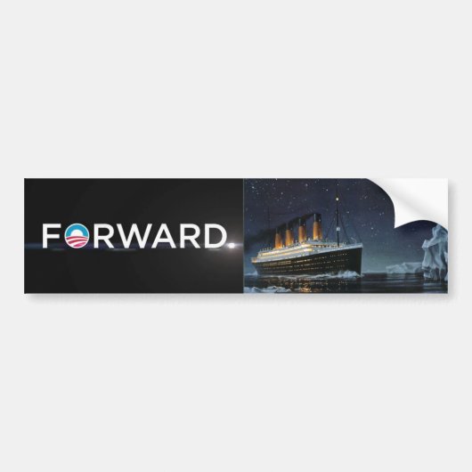 FORWARD CAR BUMPERSTICKER (Voorkant)