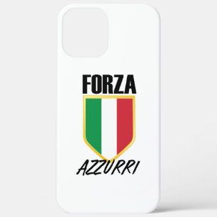 Forza Azzurri Italy Flag Soccer iPhone 12 Pro Max Hoesje