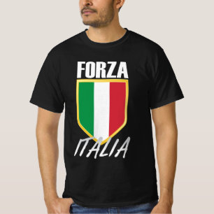 Forza Italia Italiaanse vlag T-shirt