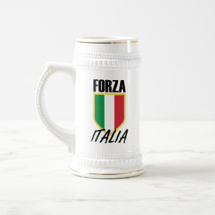 Forza Italia Italië Vlag Voetbal Bierpul
