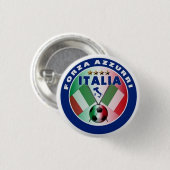 Forza Italia - Wereldbeker 2010 Ronde Button 3,2 Cm (Voorkant /achterkant)