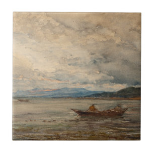 Fos, Environs de Martigues – Félix Ziem Tegeltje