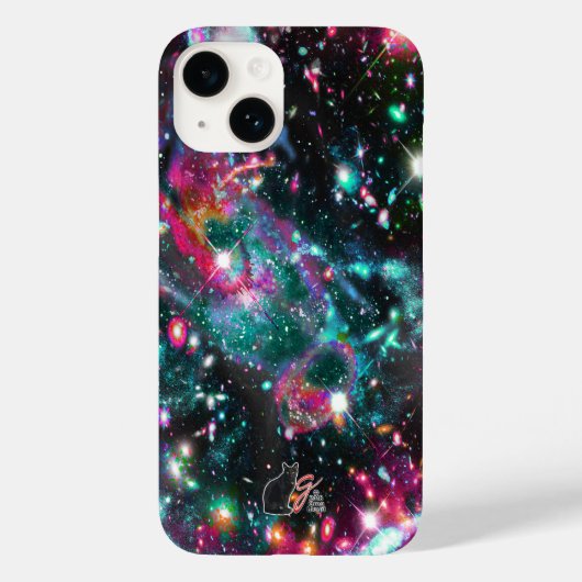 Fosforescentie Star Field Phone Case (Achterkant)
