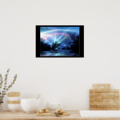 Fosfornacht Poster (Keuken)