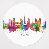Foshan China Skyline Labels (Design 2)