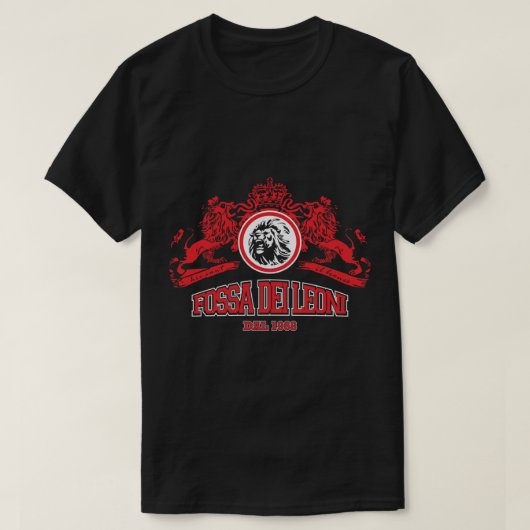 Fossa Dei Leoni - Curva Sud Milano T-shirt (Design voorkant)
