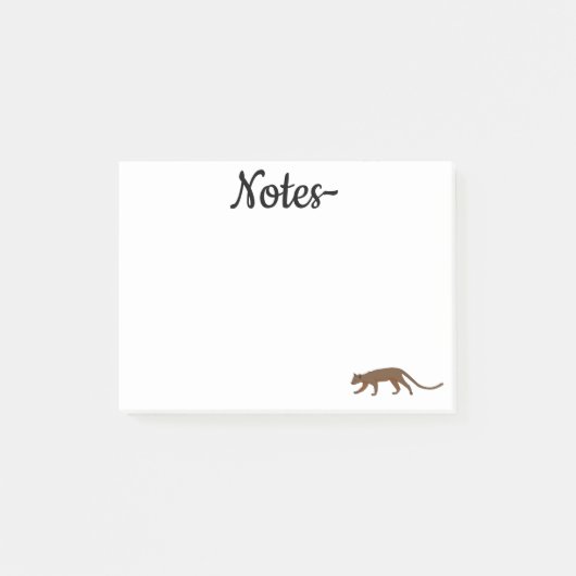 Fossa Post-it® Notes (Voorkant)